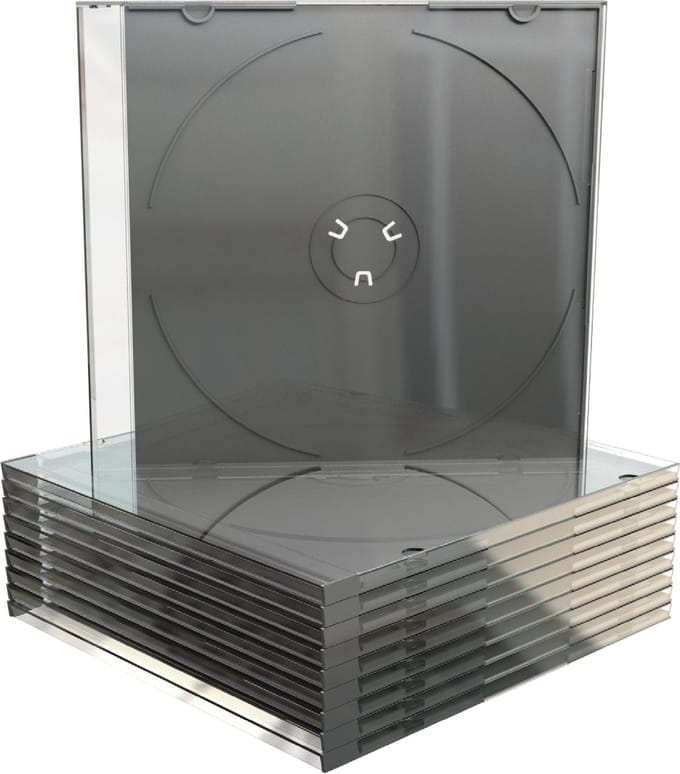 MediaRange | CD Slimcase | Machine Packaging Quality | 5.2mm | Zwart | 50 Stuks