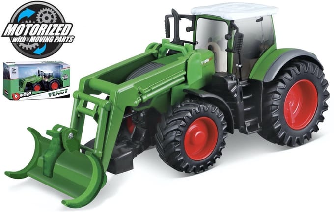 Bburago Fendt 1050 - Modelauto - Schaal 10 CM - Groen/Rood/Zwart