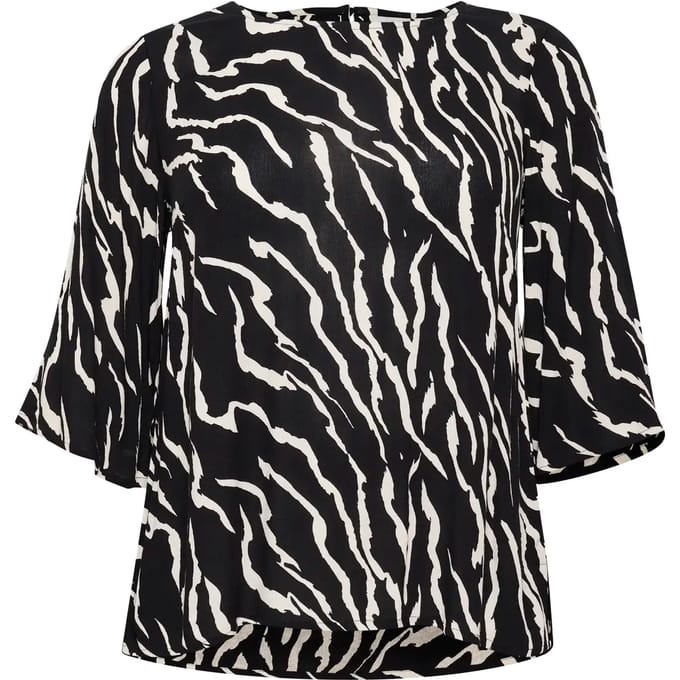 3/4 damesblouse KAFFE Curve Ami