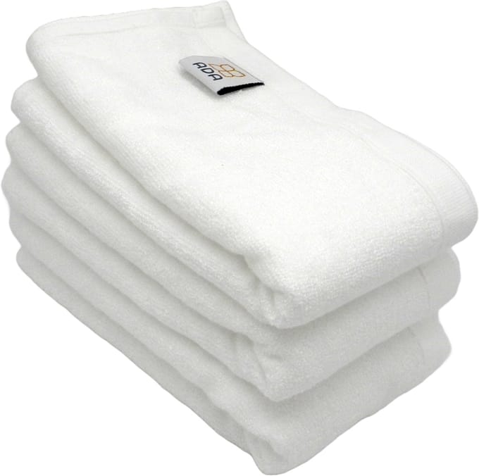 ADA® - Bamboe handdoek - 40cmX76cm - Wit - 3 stuks