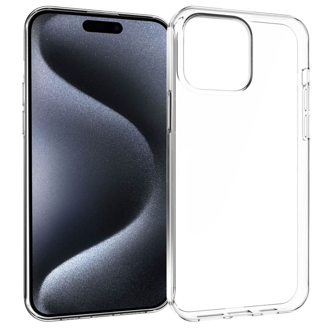 Accezz Hoesje - Geschikt voor Apple iPhone 15 Pro Max - Clear Backcover - Transparant