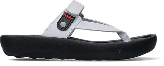 Wolky 0082131 100 Peace Teenslipper Wit Leer Dames - Wit - 42