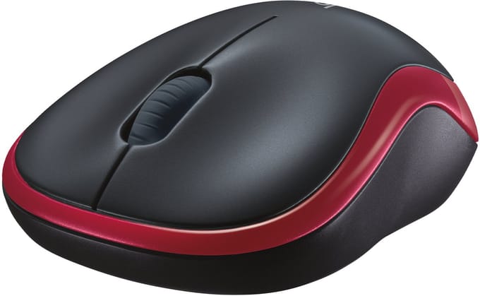 Logitech M185 - Draadloze Muis - Rood