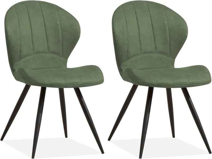 Eetkamerstoel Magic - Olive (set van 2 stuks)