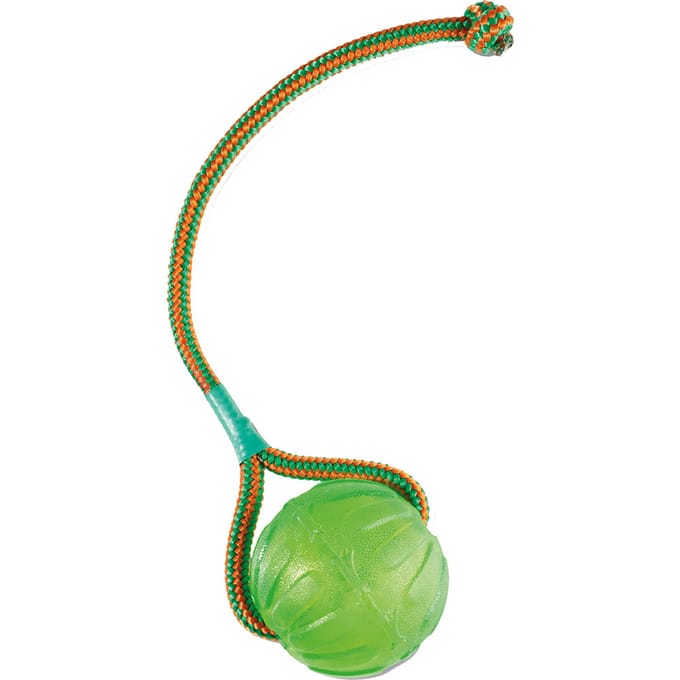 Starmark Swing 'N Fling Kauwbal - Groen - MEDIUM