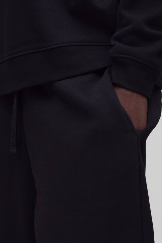Essential Oversized Jogger | Black | Size Medium
