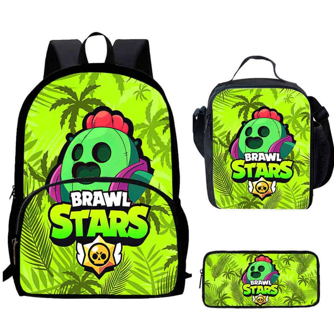 Sac à dos Brawl Stars Impression Haute Définition Multifonctionnel Léger