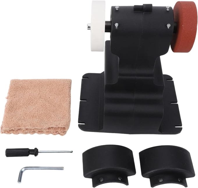 Mini Slijpmachine - Tafel Slijper - Metaal Bewerken - Permanente Magneet - Compact Formaat - Zwart