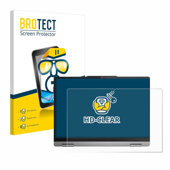 BROTECT - Screenprotector voor Lenovo IdeaPad 5x 2-in-1 Gen 9 14" - Folie Beschermfolie transparant