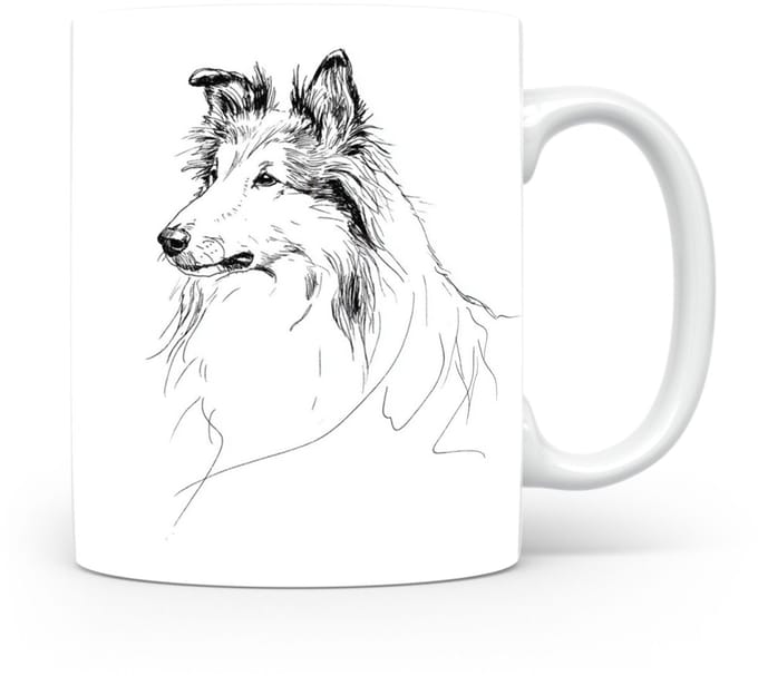 Beker Schotse Collie (Rough Collie)