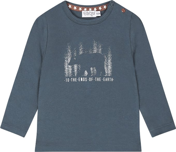 Dirkje-Jongens T-shirt-Petrol
