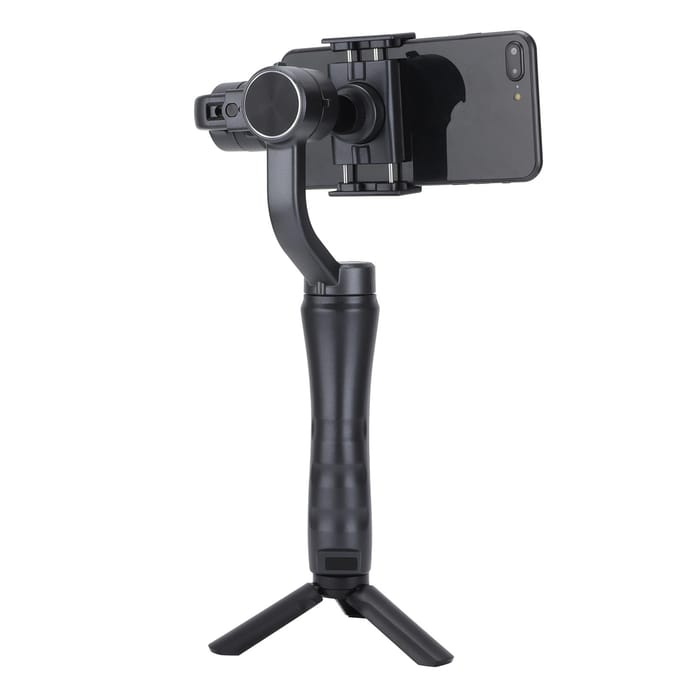 F6 Stabilisateur Gimbal Portatif à Trois Axes Vlog Diffusion en Direct Anti-secousse Support de Téléphone gray