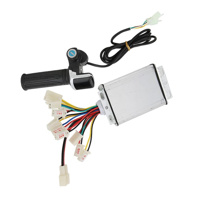 36V1000W Brush E-Bike Controller en multifunctionele duimgashendelset met elektrisch slot white