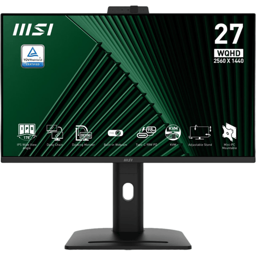 MSI Pro MP275QPDG computermonitor 68,6 cm (27 inch) 2560 x 1440 pixels Wide Quad HD LCD zwart