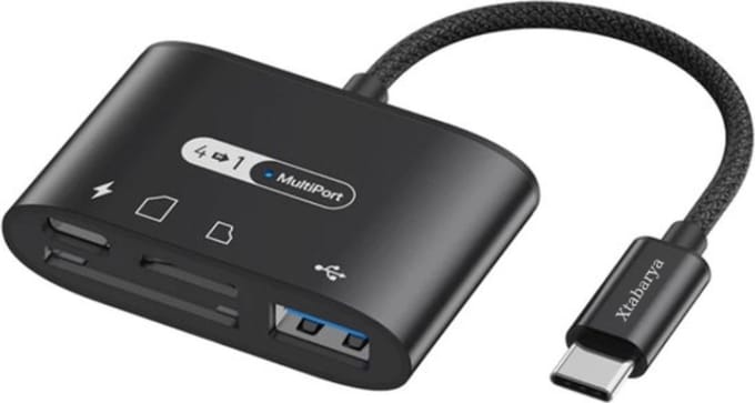 Xtabarya 4in1 Hoofdtelefoon Digitale Audio Adapter Dac Hifi Aux Kabel Voor Ipad Pro macbook geschikt voor Samsung