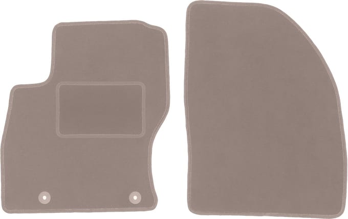 Beige voormatten voor: Ford Focus MK2 stationwagen, sedan, hatchback (2004-2011)