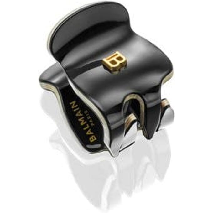 Balmain Hair Clip Extra Small Black/White 1 st