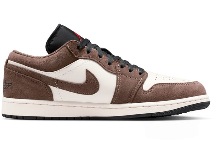 Jordan 1 Low Sneakers Heren - Bruin - Maat 43 - Leer