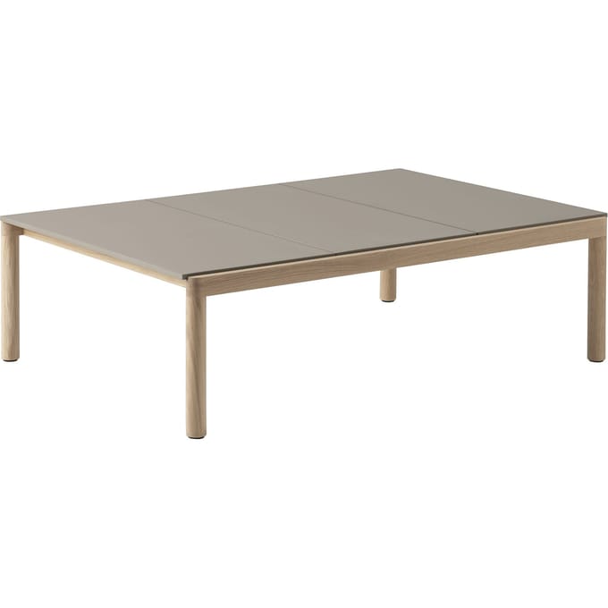 Muuto Couple Salontafel 120 x 84 - plain/plain/plain - taupe