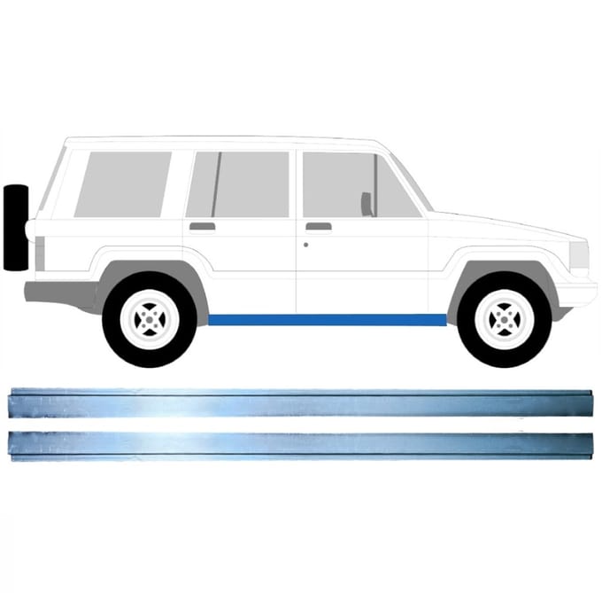 Binnenste reparatie dorpel voor Isuzu Trooper 1983-2005 / Links + Rechts / Set