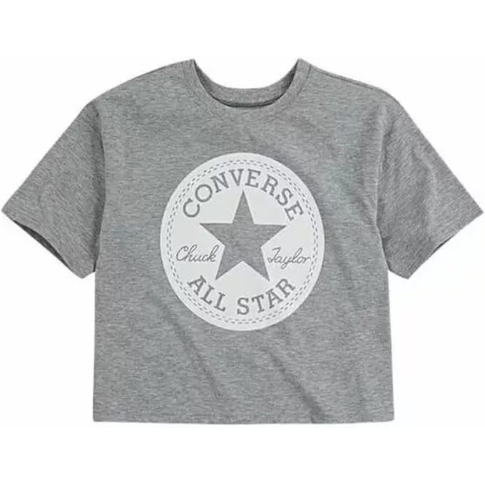 Boxy meisjes-T-shirt Converse Chuck Patch