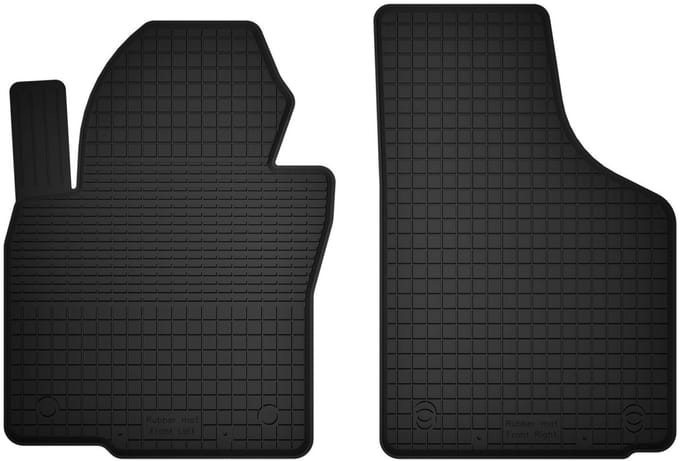Wielganizator BasicProtect Serie - Rubber Automatten - Seat Alhambra II - 1,5 cm Rand - Set van 2