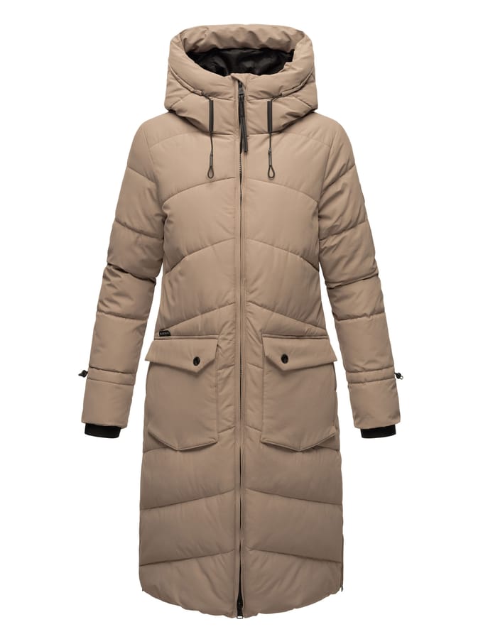 Marikoo Tomomii dames winterjas – lang, warm & met capuchon