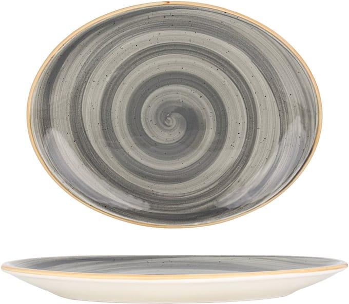 Bonna Serveerschaal - Aura Space - Porselein - 31 cm - set van 2