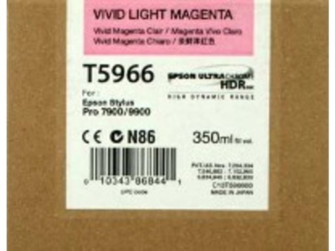 Epson T5966 (C13T596600) Inktcartridge Licht-magenta