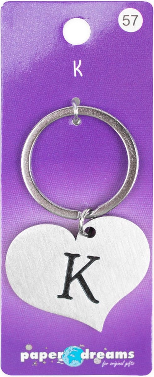 Hart sleutelhanger - K