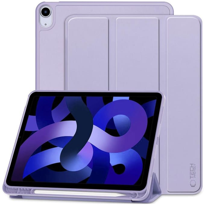 Tech-Protect SmartCase Pen for iPad Air 10.9" (2020/2022) / 11" (2024/2025/2026) - Purple
