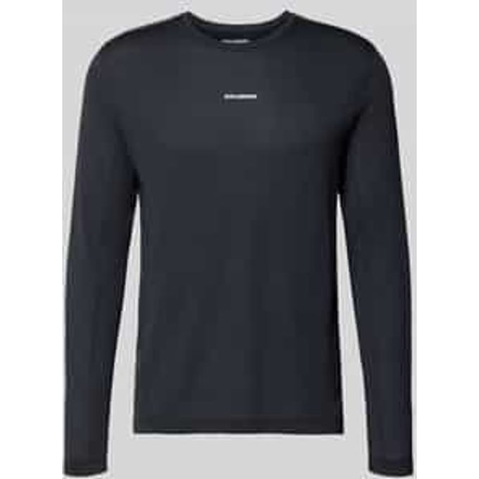 Functioneel shirt met logo en ronde hals