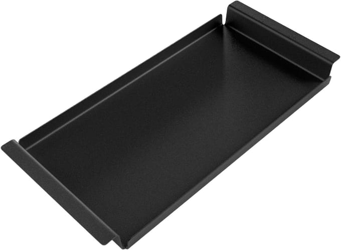 Steellish Dienblad Rechthoek - Tray - Aluminium - Zwart - 61×29×5 cm