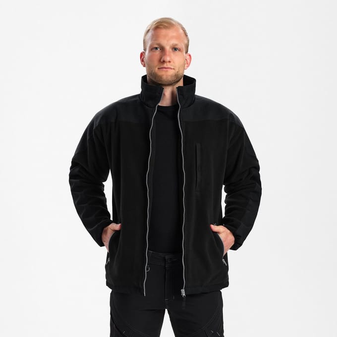 Engel Extend fleecejack 1190-925 - Black - L