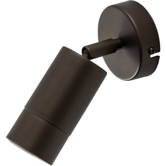 Luminex Wandspot Link, titanium-goudkleurig, breedte 8 cm, staal