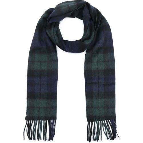 Barbour Sjaal Blackwatch Lamswol Donkergroen - Maat - Heren