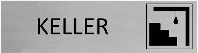 CombiCraft Aluminium Deurbordje "Keller " 165x45mm met tape