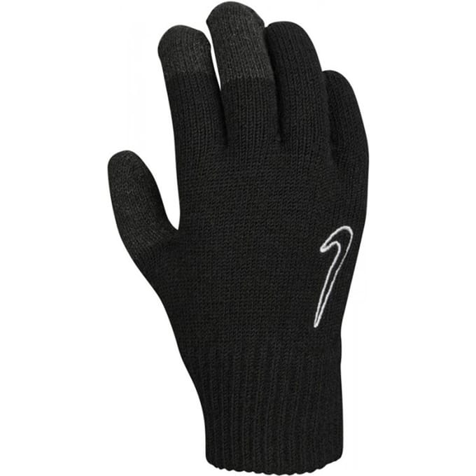 Nike 2.0 Gebreide Grip Handschoenen (Zwart/Wit)