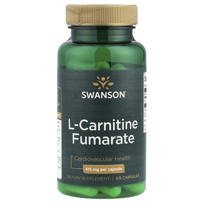 L-Carnitine Fumarate, 415 mg, 60 capsules