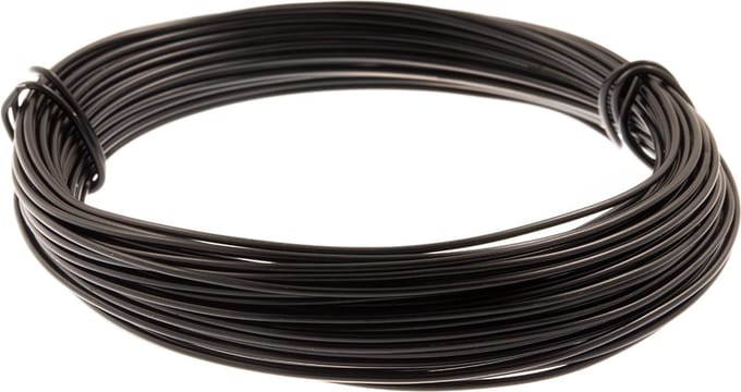 Aluminium Wire (1 mm) Black (10 Meter)