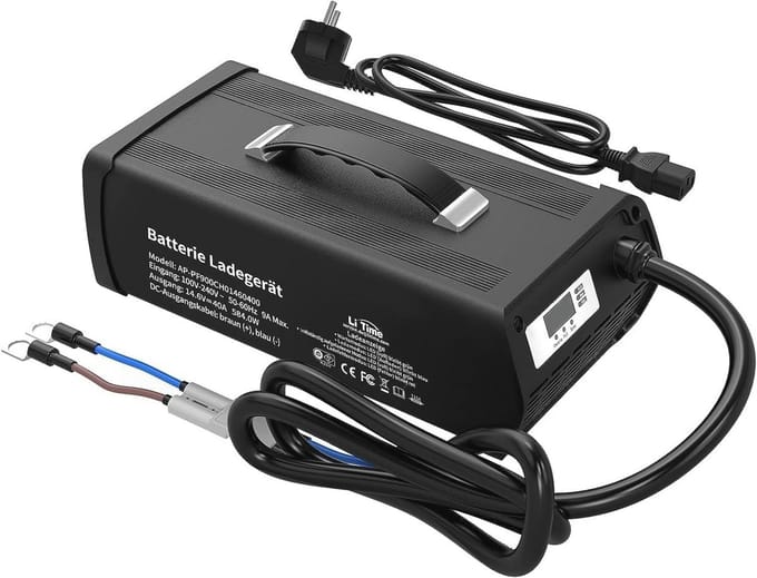 40A LiFePO4 Batterijlader met Display en LED-indicator voor Snelladen