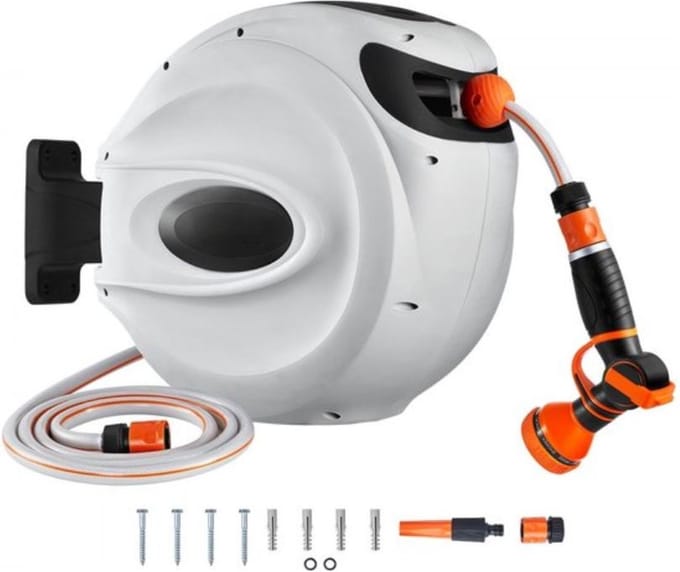 Tuinslang Haspel muurslangenbox 25mx12mm slanghaspel tuinslanghaspel