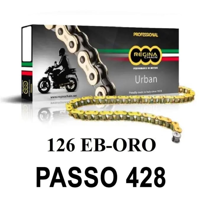 Motorfiets ketting Regina 126eb-oro