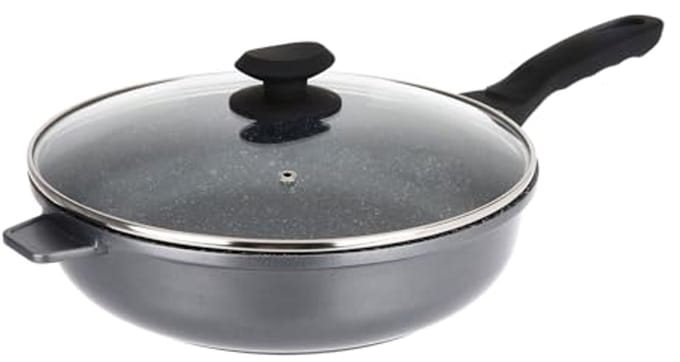 Gietaluminium Stoofpan 28 cm met Antiaanbaklaag en Stoomdeksel