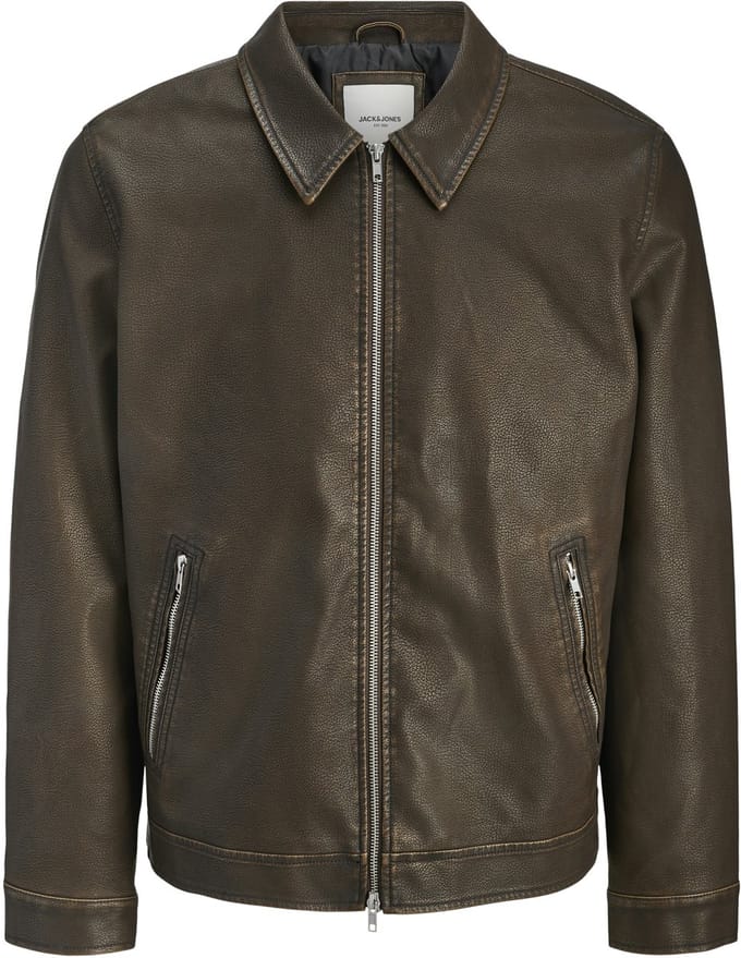 JACK&JONES - JJECASABLANCA PU JACKET NOOS - Heren - Buitenjassen