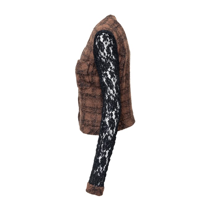 Chanel Tweed en Kant Jasje - '90s