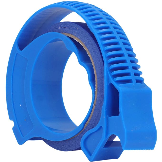 Maskeerverf Tape Applicator 25mm Draagbare Maskeerverf Tape Dispenser met Tape in dezelfde kleur voor blue