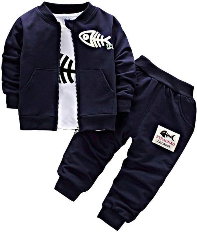Jongens Kleding Set 3-Delig, Jas, Shirt en Broek voor Peuters