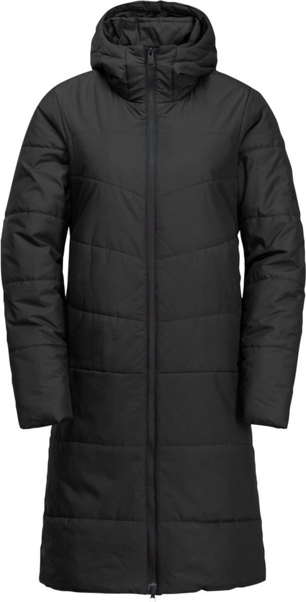 Jack Wolfskin Deutzer Coat Women - Winterjas - Pufjas - Dames - Grijs - Maat M