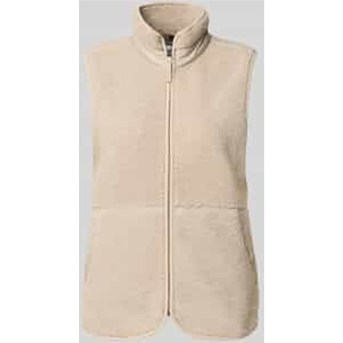 Regular fit bodywarmer met structuurpatroon model 'Siv'